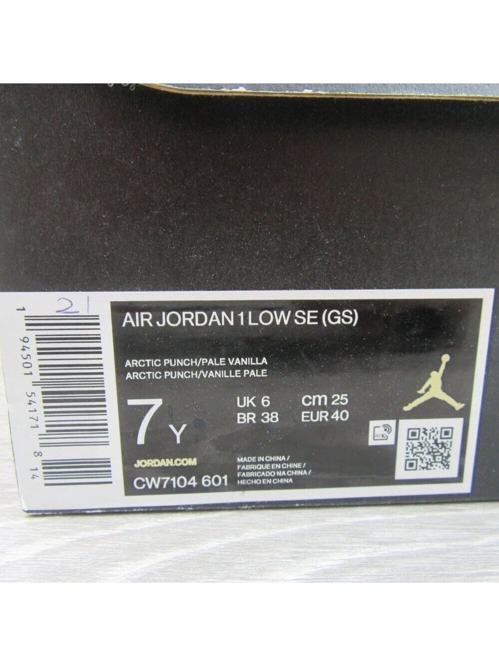 Air Jordan 1 Low Paint Drip GS Size 7Y / Womens 8.5 Sneakers NEW - Picture 15 of 16